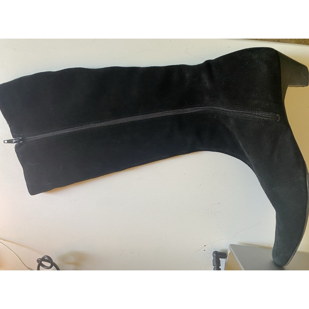 Priori Made In Italy Boots Suede‎ Black Size 10 - Picture 9 of 12